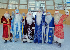 Новогодние гонки Дедов Морозов